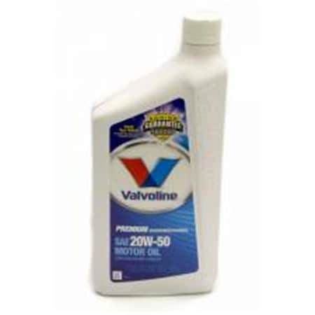 Valvoline Valvoline VAL822344-C 1 qt. SAE 20W-50 Premium Conventional Motor Oil VAL822344-C